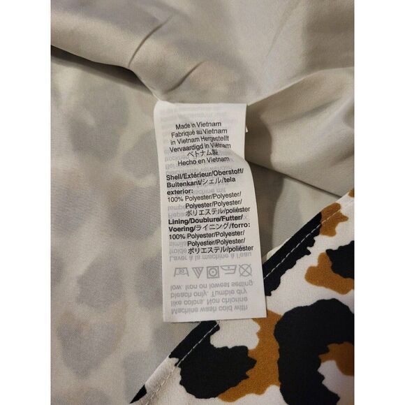 J. Crew Leopard Scalloped Cami Top Womens Size 6 MSRP $54 - Picture 4 of 7